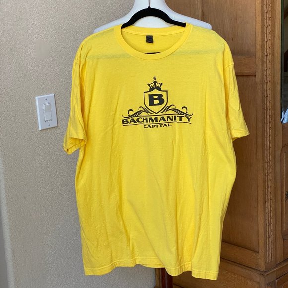 Silicon Valley Bachmanity Capital Yellow & Black Graphic T-Shirt HBO - Picture 4 of 13